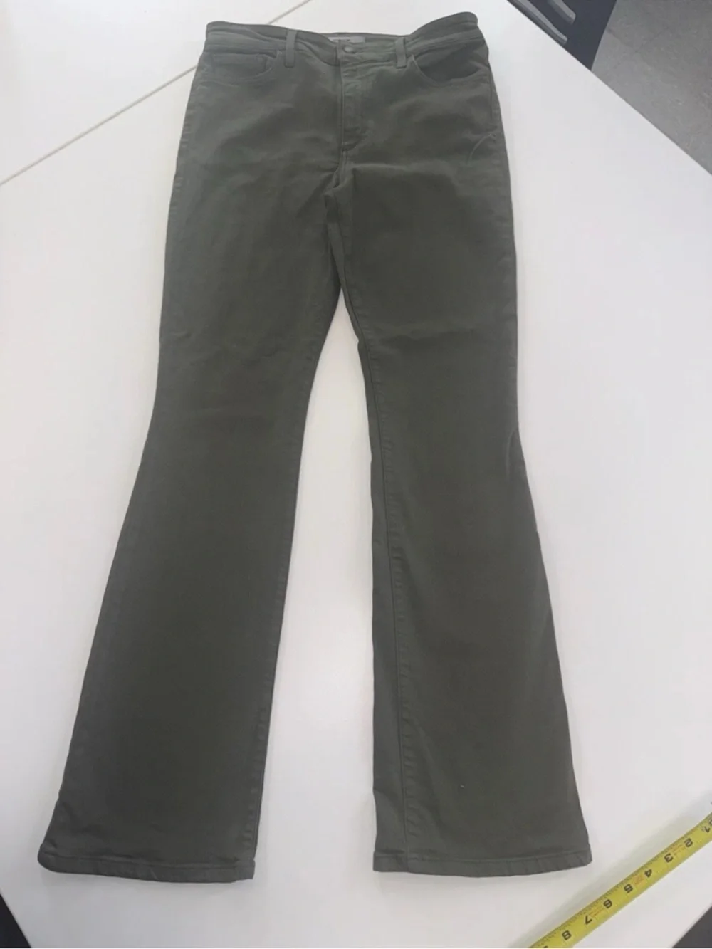 Joe's Jeans High Rise Bootcut, Nocturnal Olive Forest Green Womens Size 33